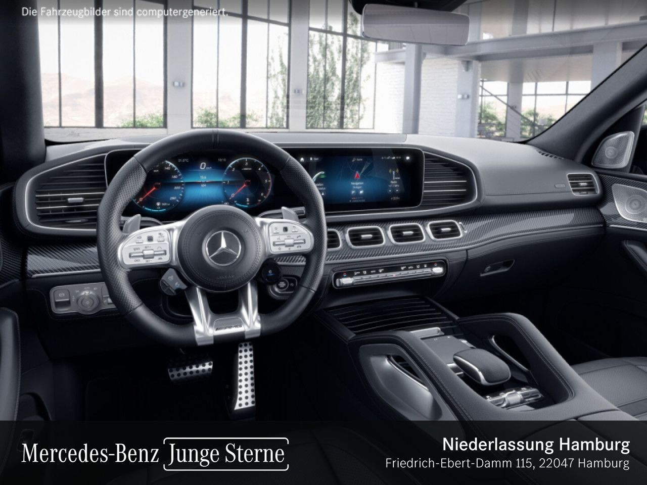 Mercedes-Benz GLS 63 2023 г. Чёрный, пробег 47320 км