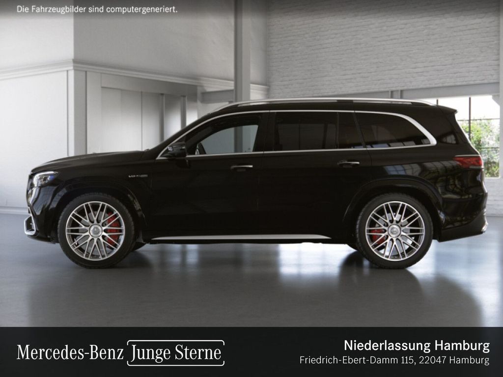 Mercedes-Benz GLS 63 2023 г. Чёрный, пробег 47320 км