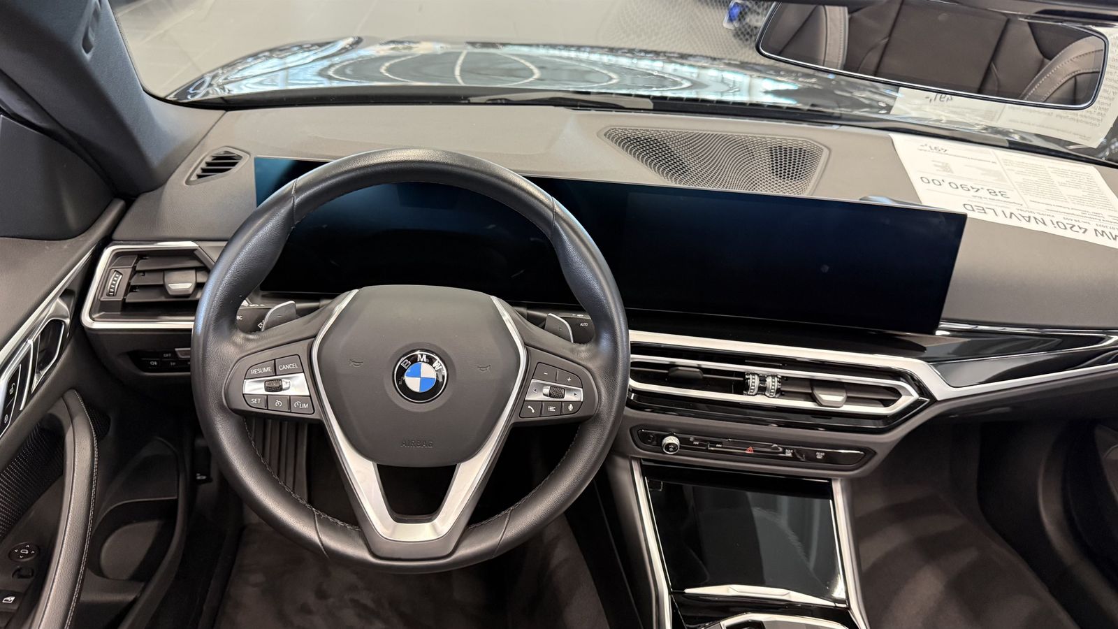 BMW 420 2023 г. Чёрный, пробег 38609 км
