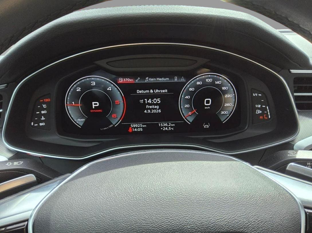 Audi A6 2022 г. Чёрный, пробег 59925 км