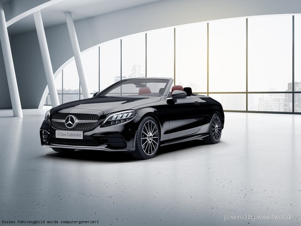 Mercedes-Benz C 180 2021 г. Чёрный, пробег 16830 км