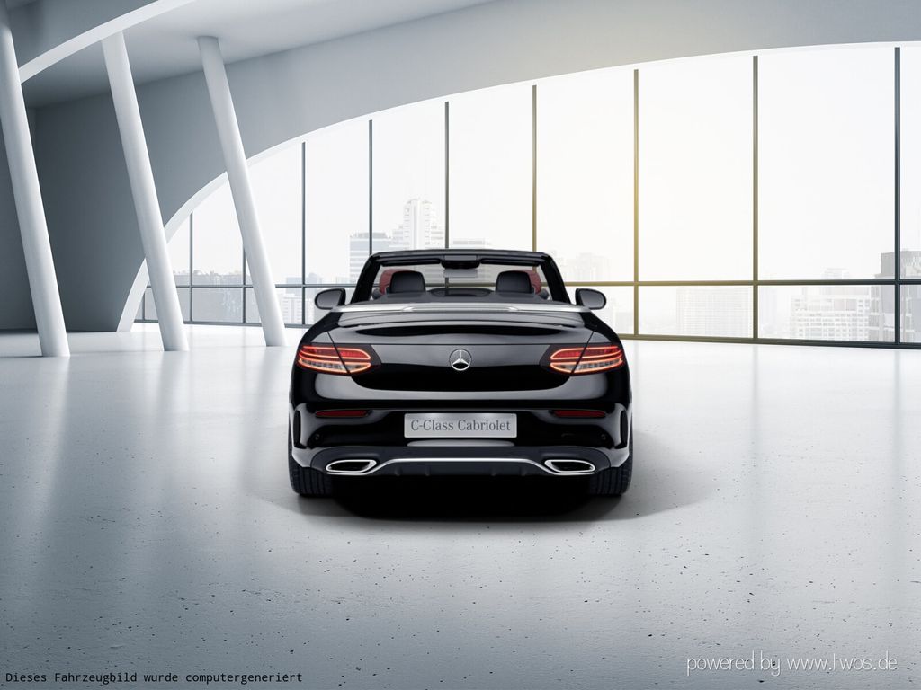 Mercedes-Benz C 180 2021 г. Чёрный, пробег 16830 км