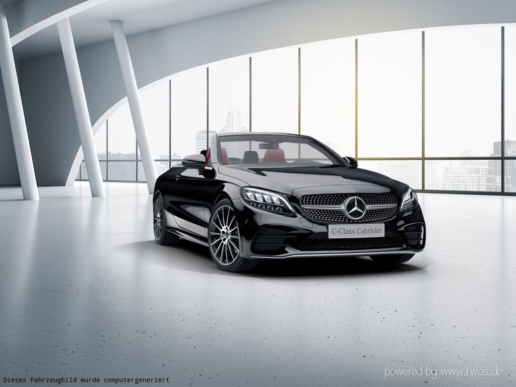 Mercedes-Benz C 180 2021 г. Чёрный, пробег 16830 км