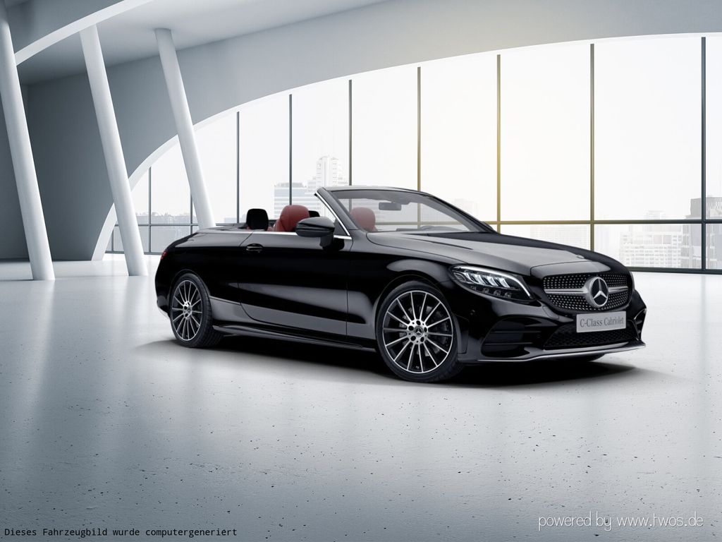 Mercedes-Benz C 180 2021 г. Чёрный, пробег 16830 км
