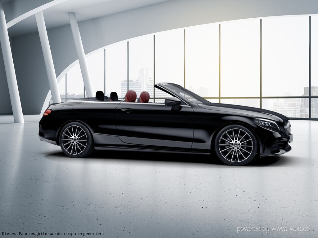 Mercedes-Benz C 180 2021 г. Чёрный, пробег 16830 км