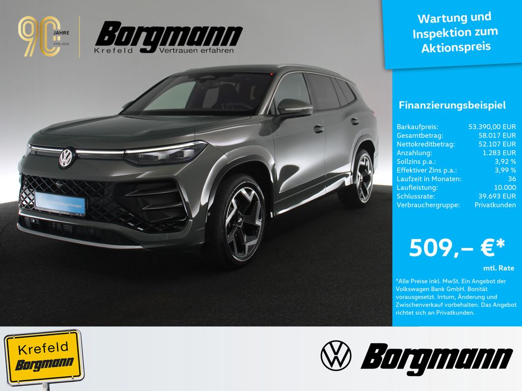Volkswagen Tayron 2025 г. Зелёный, пробег 5512 км