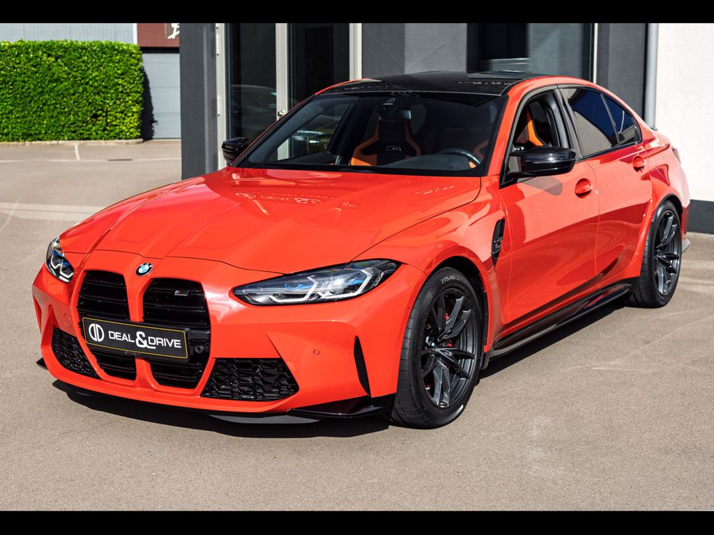 BMW M3 2021 г. Красный, пробег 21070 км
