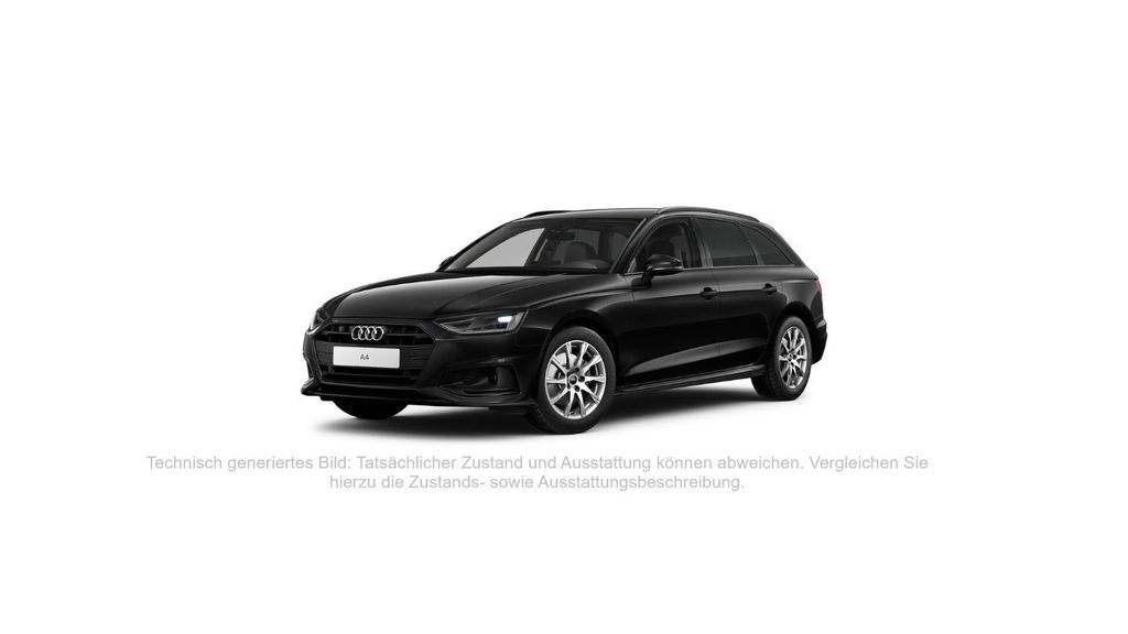 Audi A4 2023 г. Чёрный, пробег 54000 км