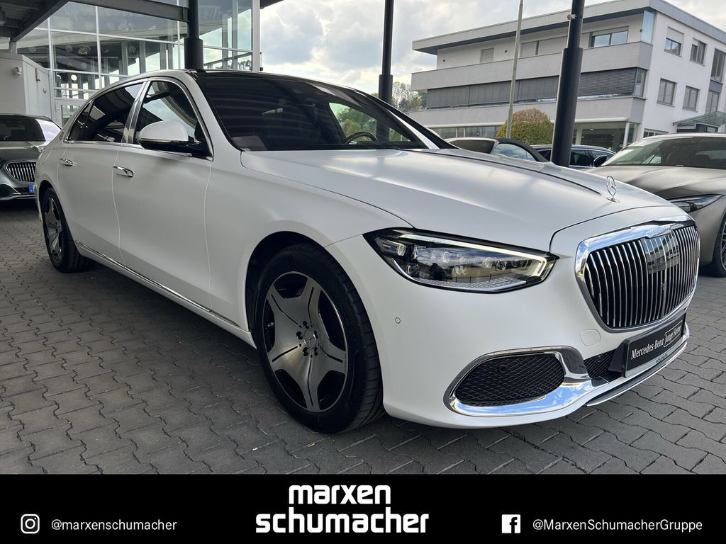 Mercedes-Benz S 580 2023 г. Белый, пробег 10330 км