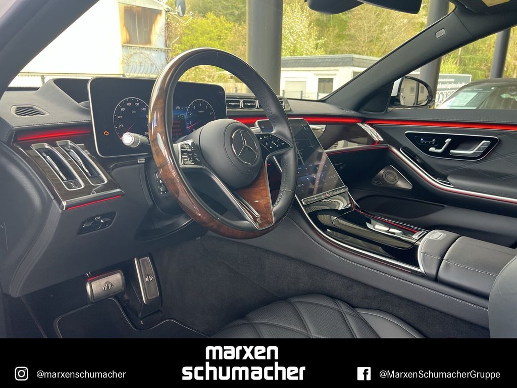 Mercedes-Benz S 580 2023 г. Белый, пробег 10330 км