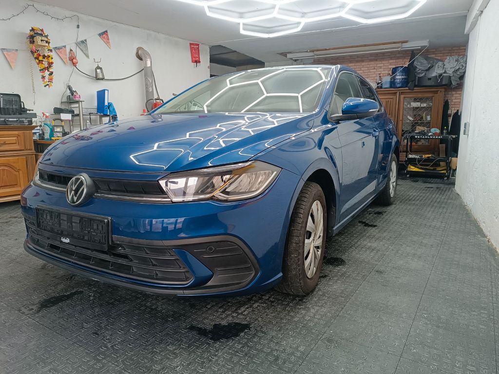 Volkswagen Polo 2021 г. Синий, пробег 60000 км