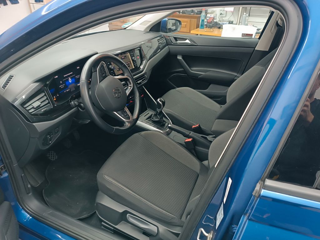 Volkswagen Polo 2021 г. Синий, пробег 60000 км