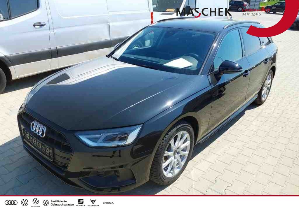 Audi A4 2023 г. Чёрный, пробег 49500 км