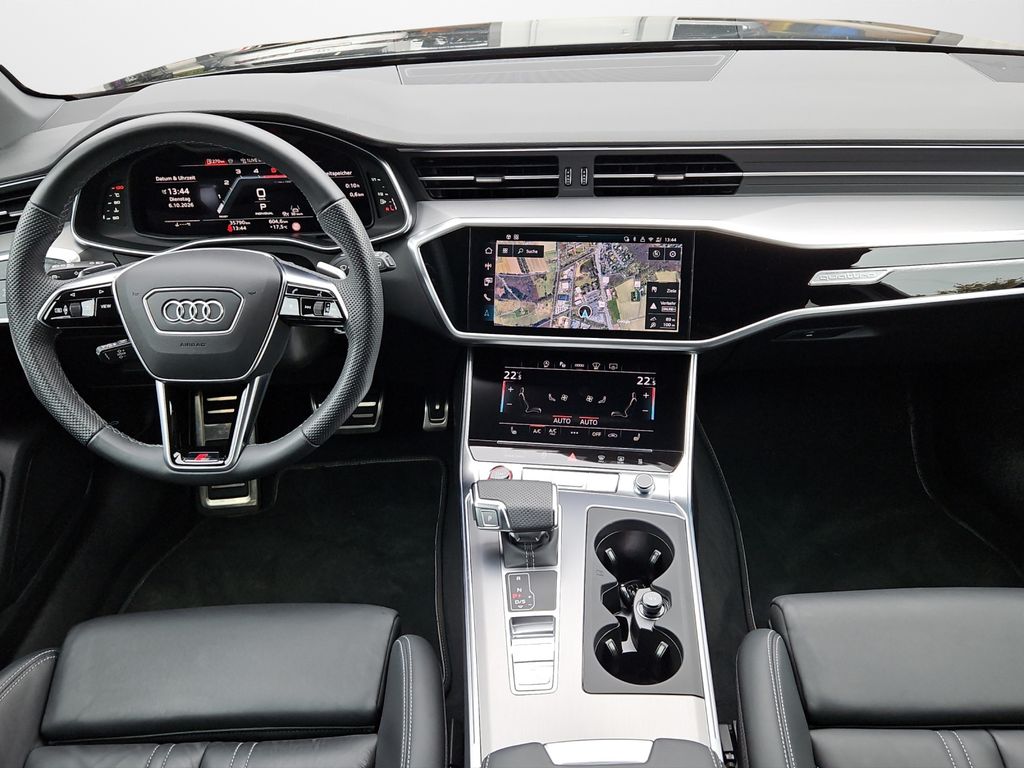 Audi S6 2024 г. Чёрный, пробег 35889 км