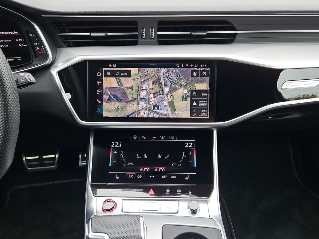 Audi S6 2024 г. Чёрный, пробег 35889 км