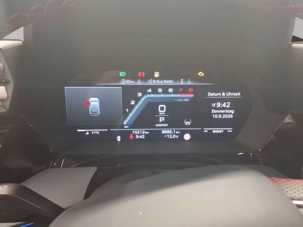 Audi S3 2026 г. Чёрный, пробег 10212 км