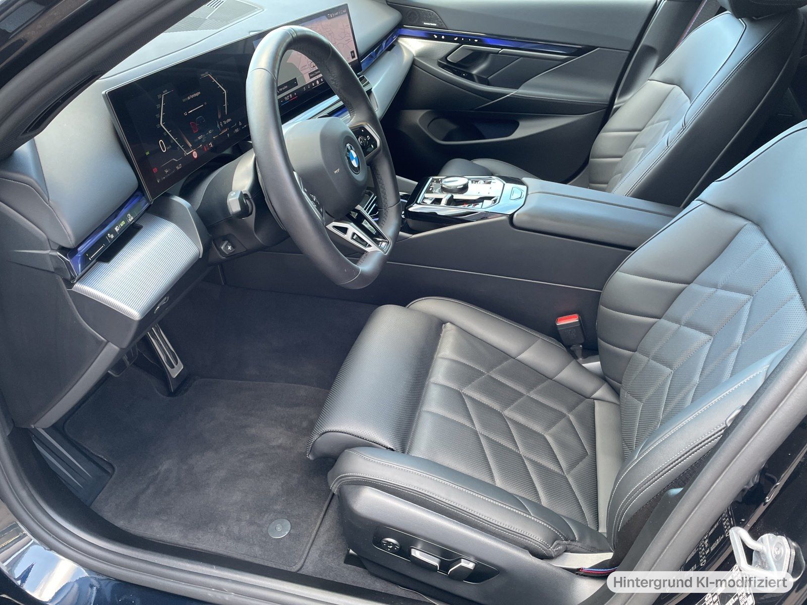 BMW 540 2025 г. Чёрный, пробег 18600 км