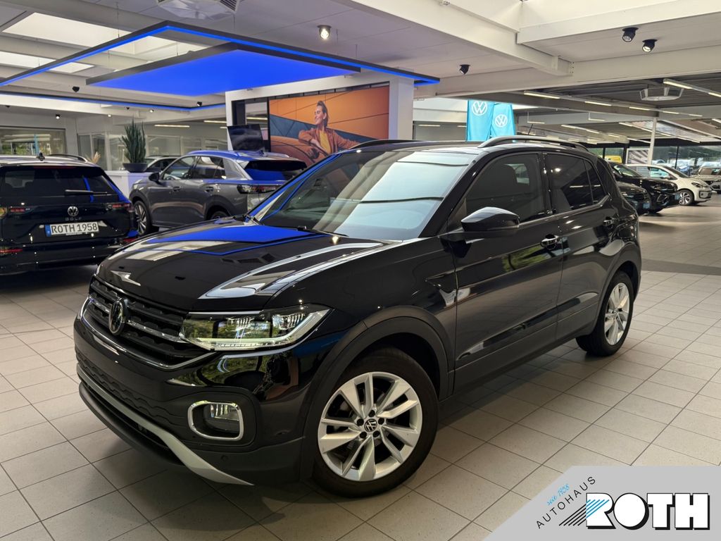 Volkswagen T-Cross 2023 г. Чёрный, пробег 44850 км