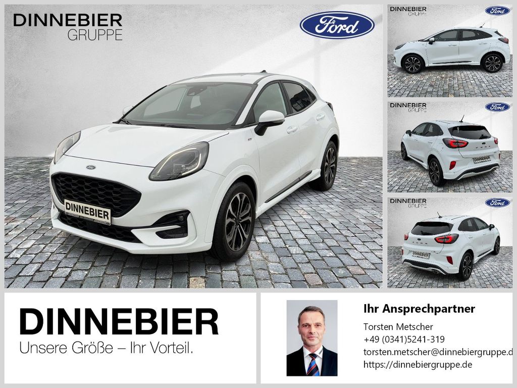 Ford Puma 2022 г. Белый, пробег 53199 км