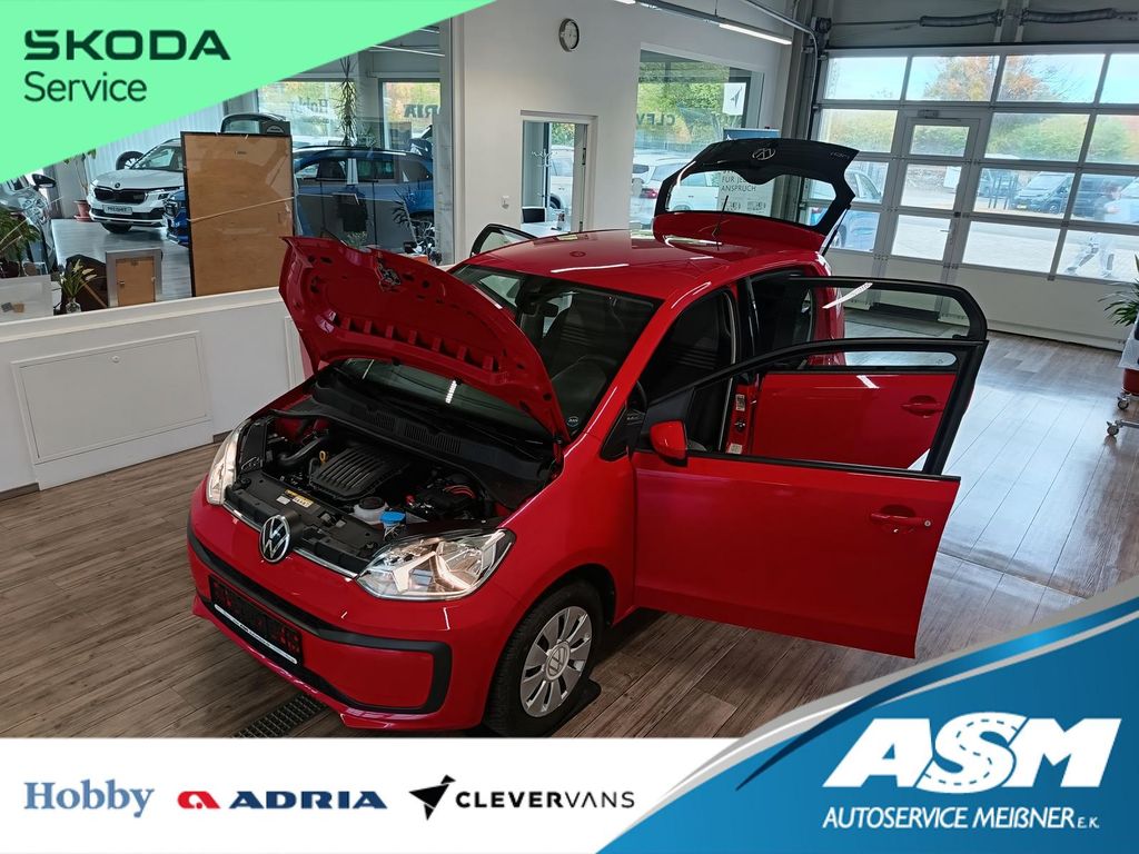 Volkswagen up! 2022 г. Красный, пробег 44597 км