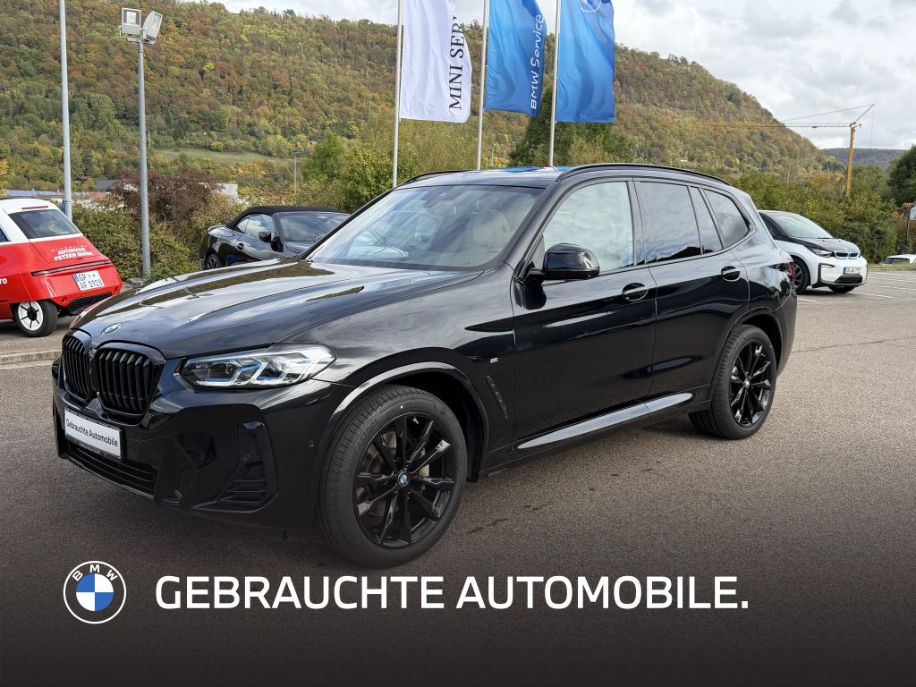 BMW X3 2022 г. Чёрный, пробег 32200 км