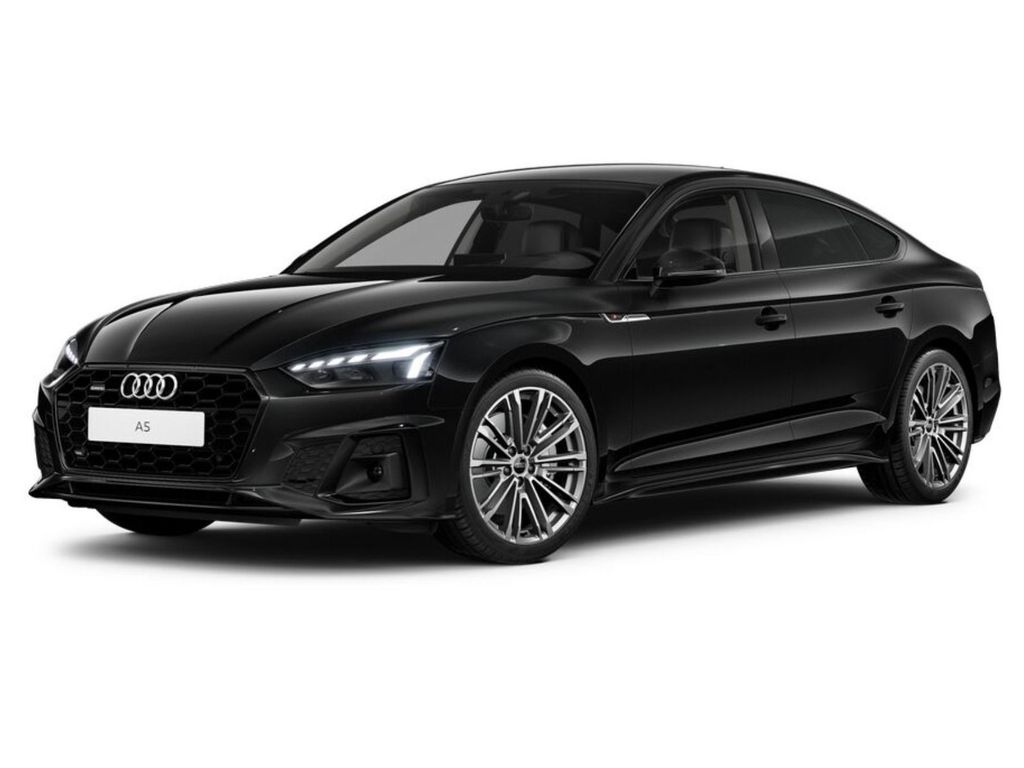 Audi A5 2023 г. Чёрный, пробег 57101 км