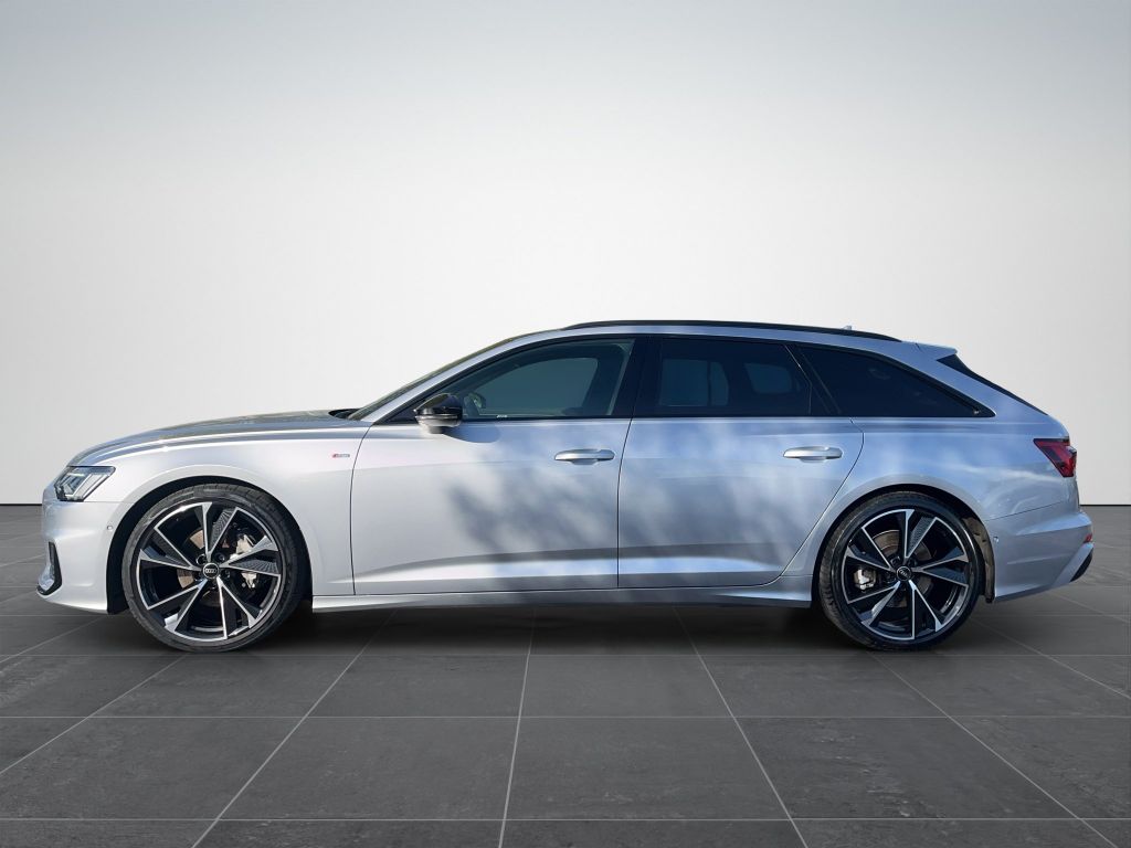 Audi A6 2023 г. Серебристый, пробег 49665 км