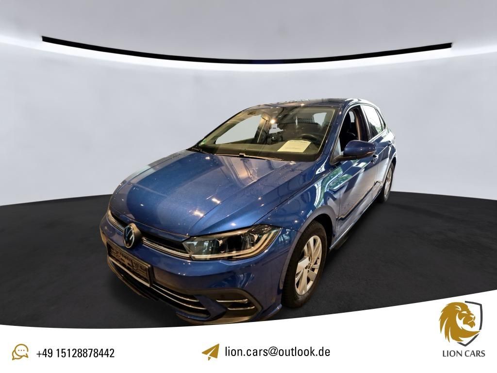 Volkswagen Polo 2022 г. Синий, пробег 32000 км