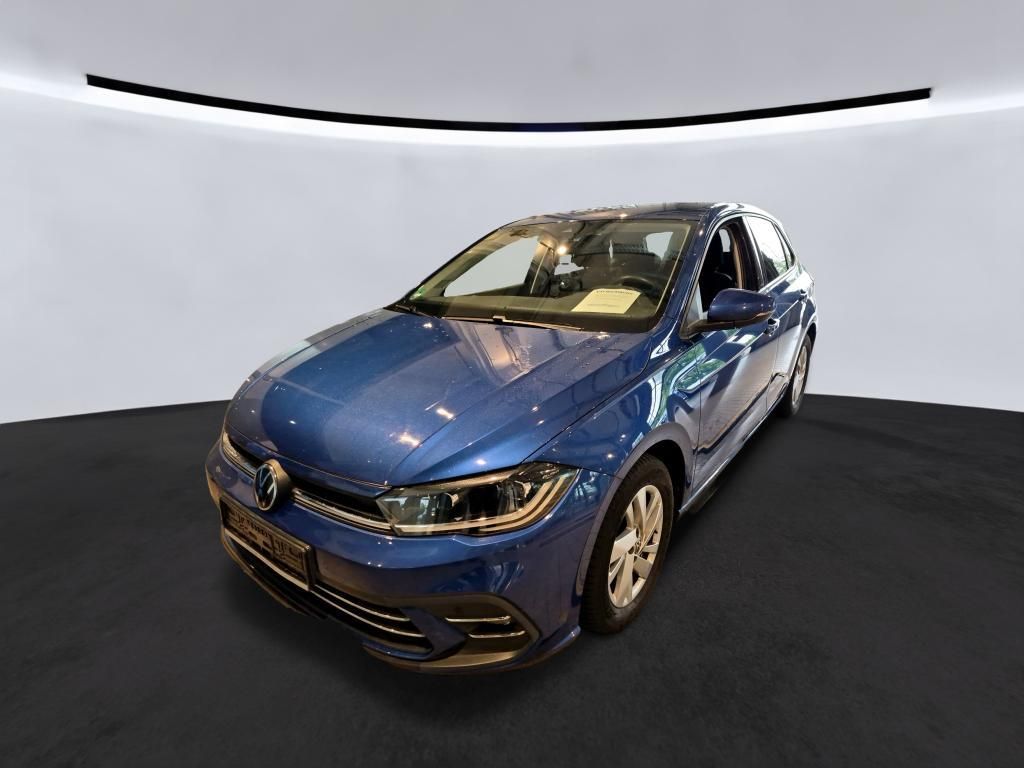 Volkswagen Polo 2022 г. Синий, пробег 32000 км