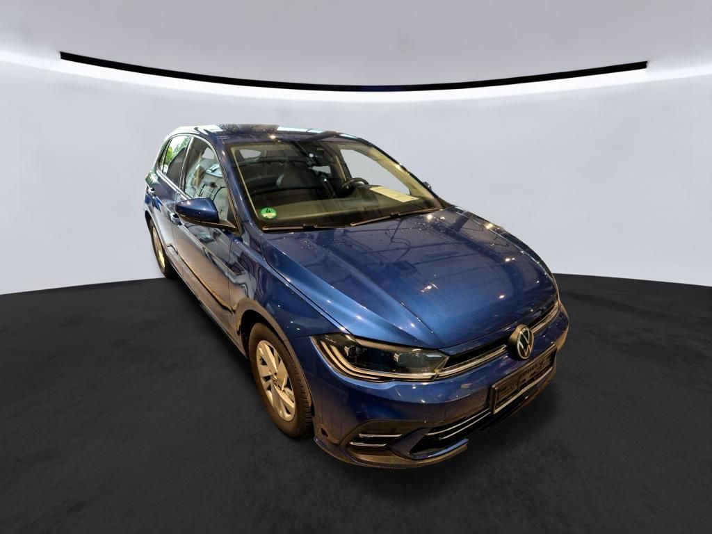 Volkswagen Polo 2022 г. Синий, пробег 32000 км