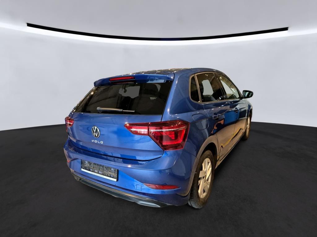 Volkswagen Polo 2022 г. Синий, пробег 32000 км