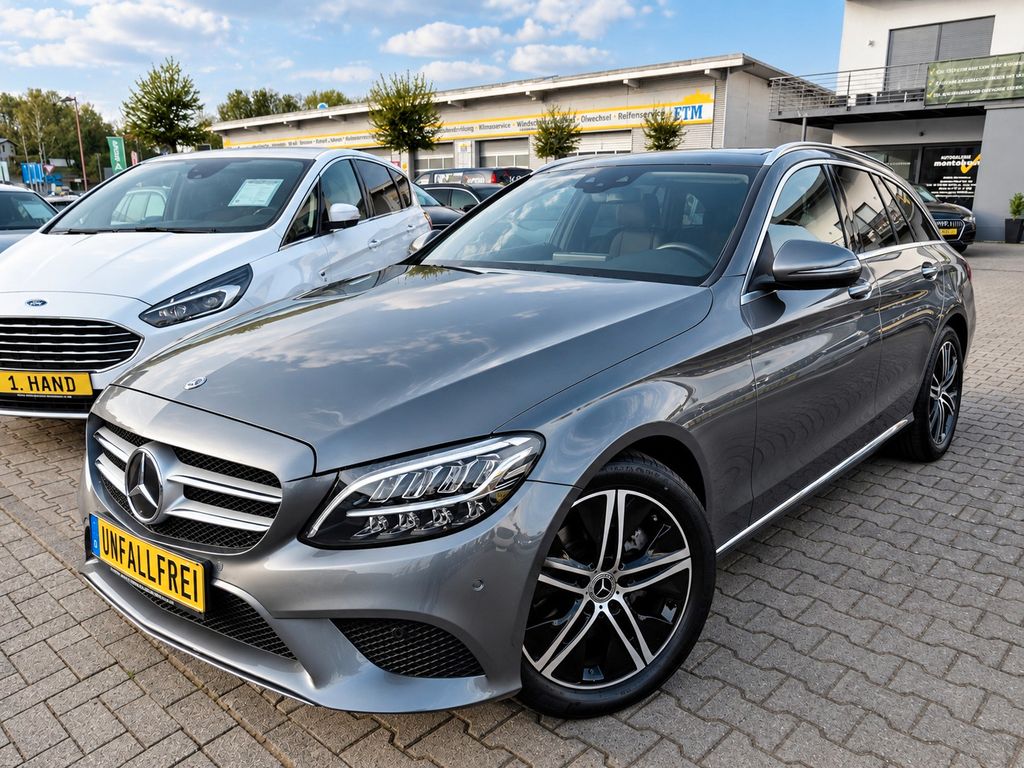 Mercedes-Benz C 220 2021 г. Серый, пробег 49000 км