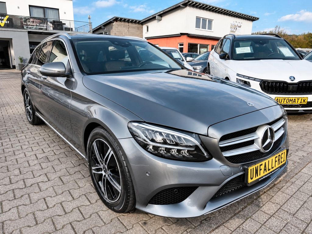Mercedes-Benz C 220 2021 г. Серый, пробег 49000 км