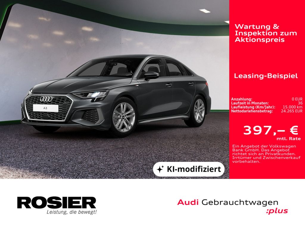 Audi A3 2022 г. Серый, пробег 54077 км