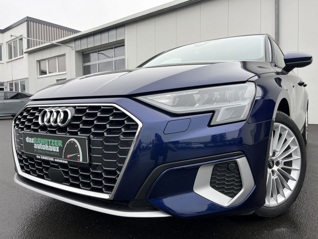 Audi A3 2022 г. Синий, пробег 29987 км