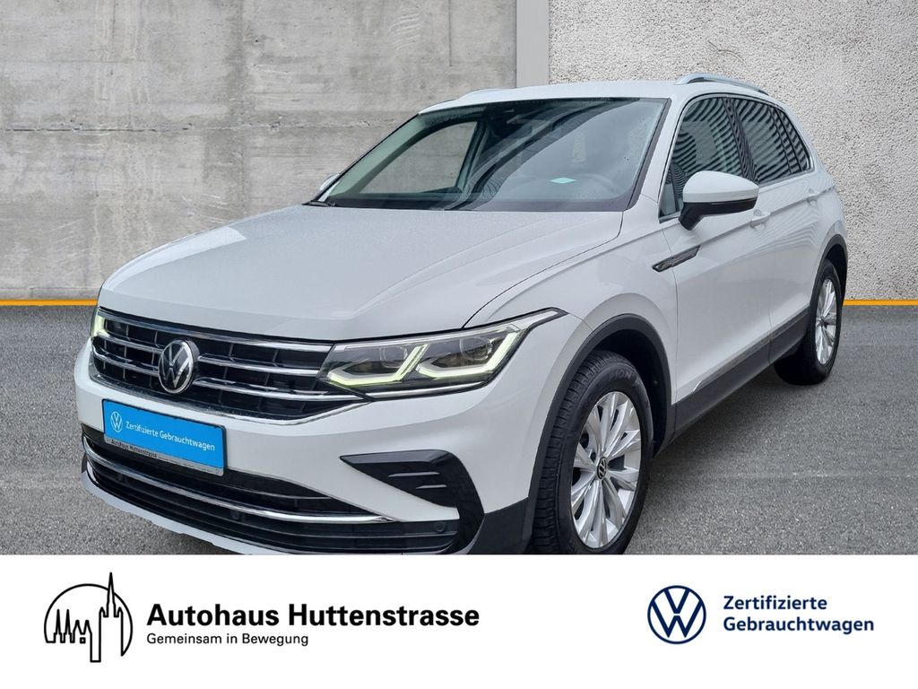 Volkswagen Tiguan 2021 г. Белый, пробег 51885 км