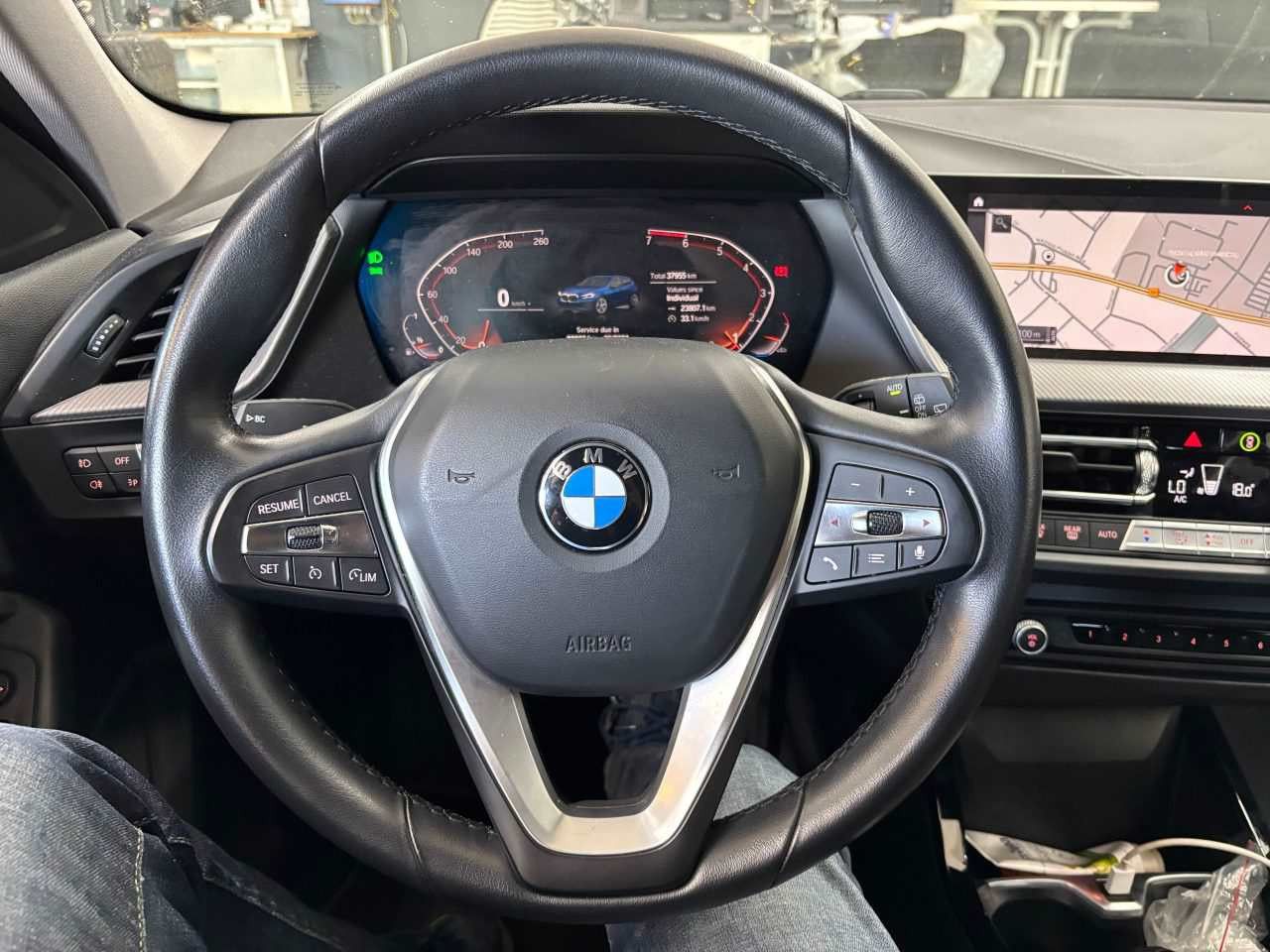 BMW 118 2021 г. Синий, пробег 38200 км