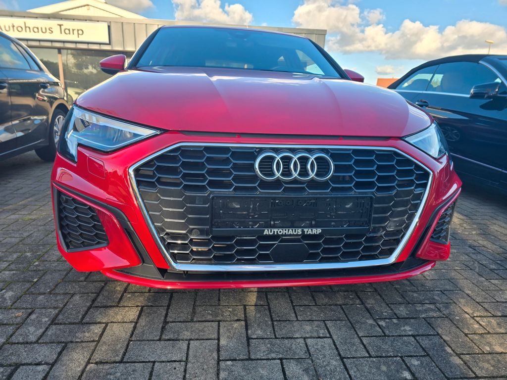 Audi A3 2022 г. Красный, пробег 40608 км