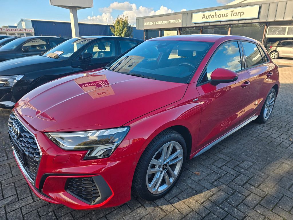 Audi A3 2022 г. Красный, пробег 40608 км