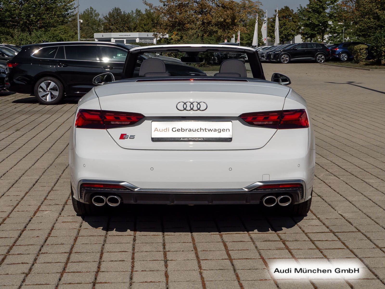 Audi S5 2024 г. Белый, пробег 28500 км