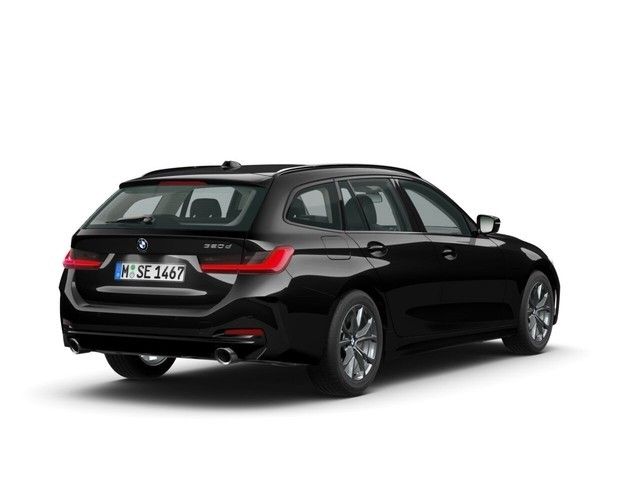 BMW 320 2022 г. Чёрный, пробег 54840 км