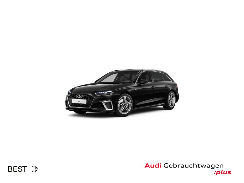 Audi A4 2023 г. Чёрный, пробег 24300 км