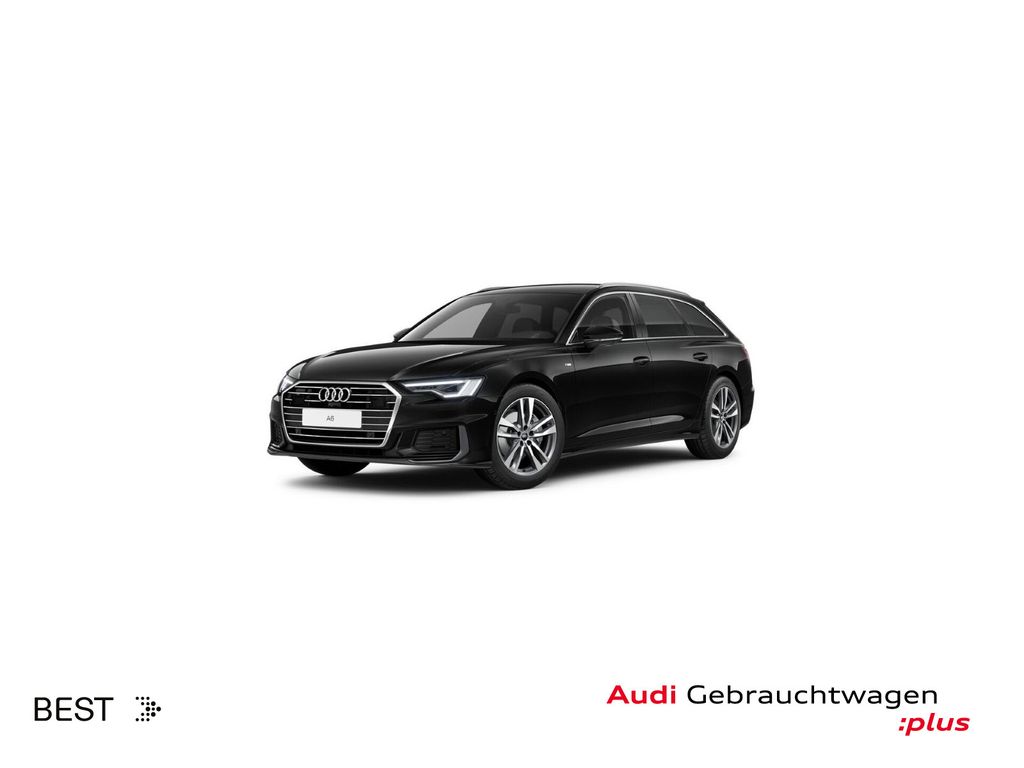 Audi A6 2024 г. Чёрный, пробег 47900 км