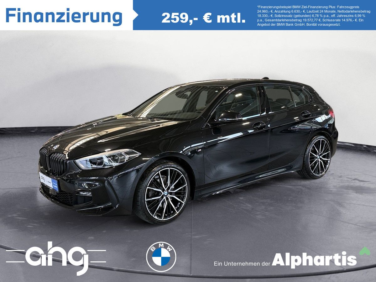 BMW 118 2022 г. Чёрный, пробег 42856 км