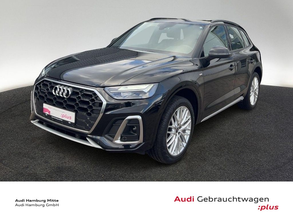 Audi Q5 2023 г. Чёрный, пробег 32090 км