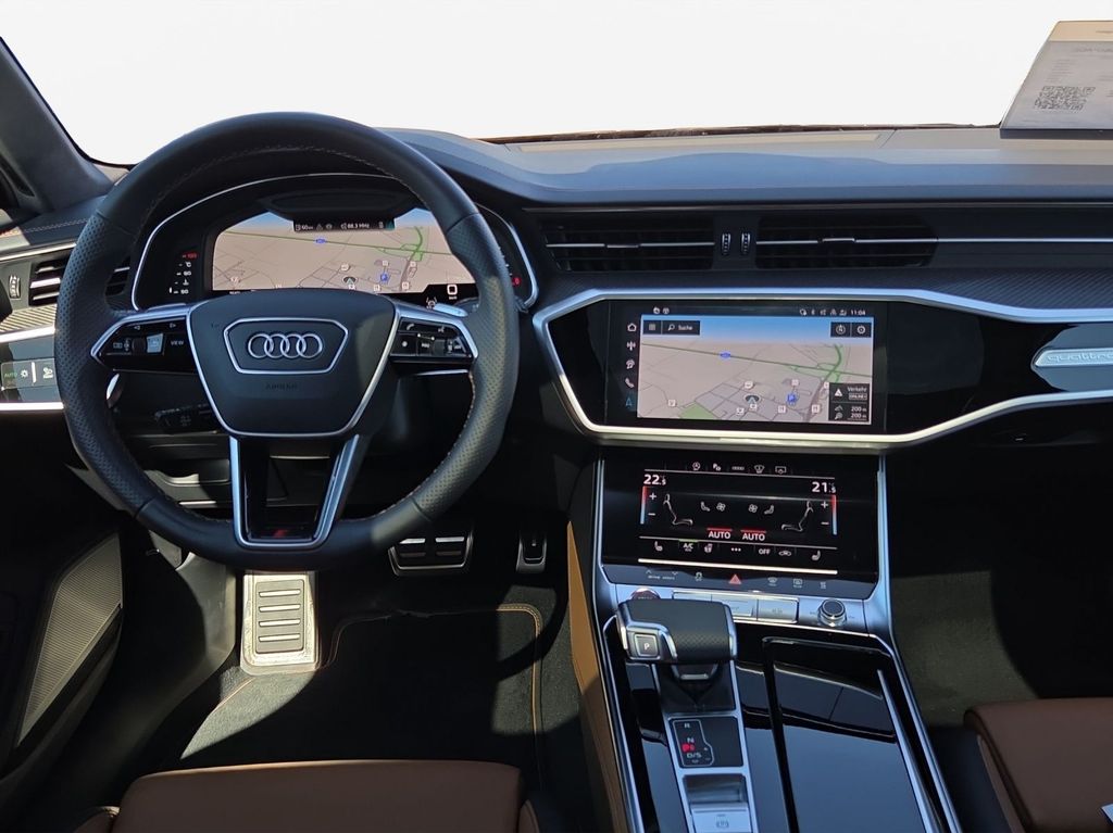 Audi S6 2025 г. Чёрный, пробег 22186 км