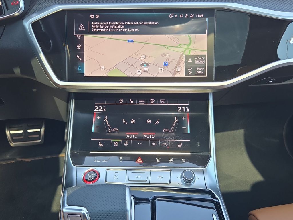 Audi S6 2025 г. Чёрный, пробег 22186 км
