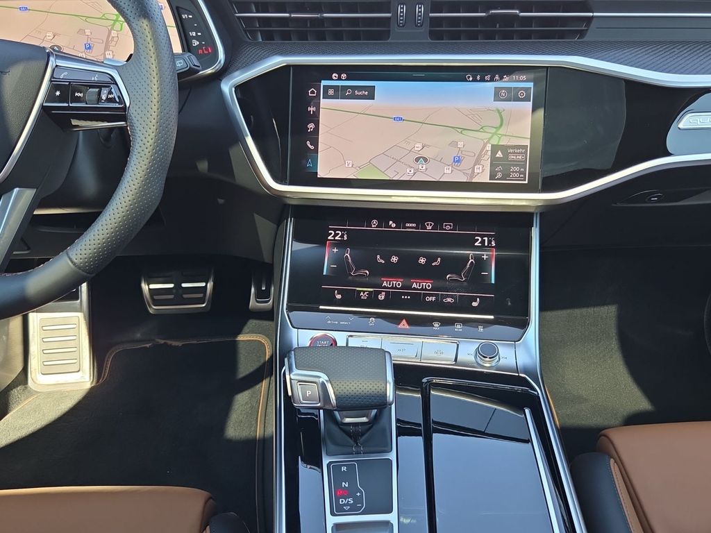 Audi S6 2025 г. Чёрный, пробег 22186 км