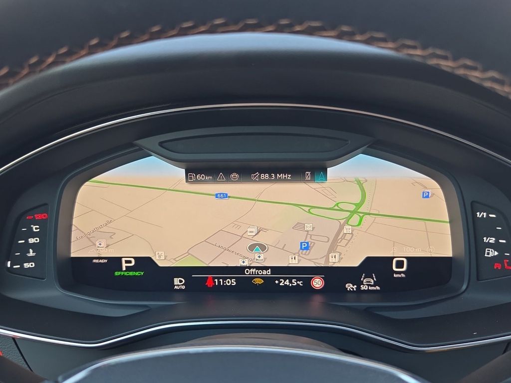 Audi S6 2025 г. Чёрный, пробег 22186 км