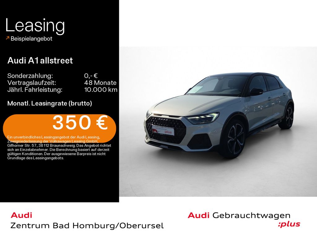 Audi A1 2023 г. Серебристый, пробег 40559 км